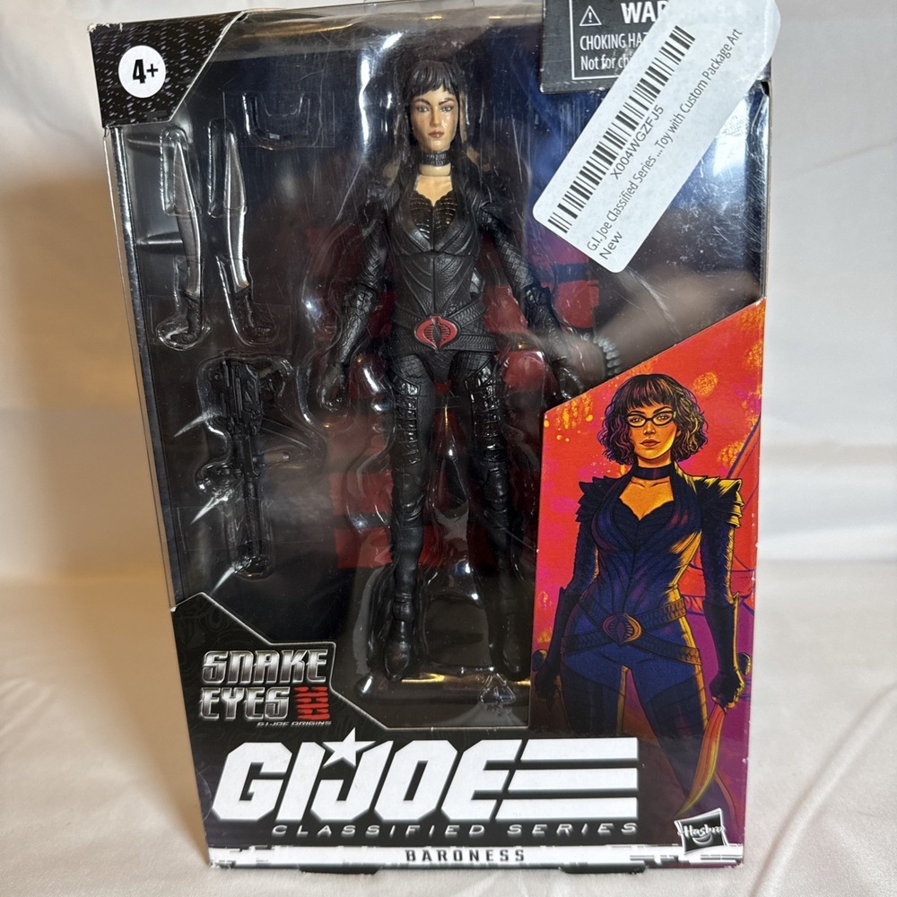 GI Joe Classified Series Baroness Snake Eyes Origins Action Figure F0110 Hasbro